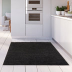 Myshaggy Solid Black Rug - Joe’s Haven