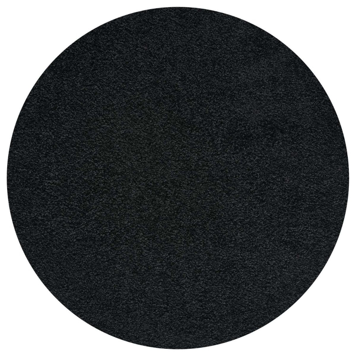 Myshaggy Solid Black Rug - Joe’s Haven