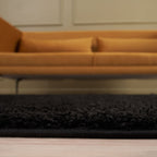 Myshaggy Solid Black Rug - Joe’s Haven