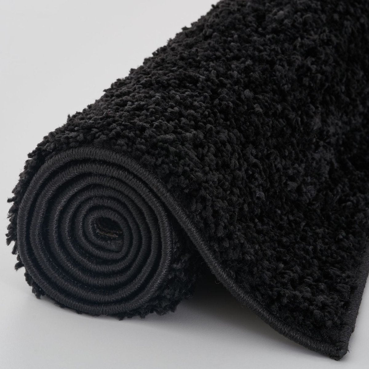 Myshaggy Solid Black Rug - Joe’s Haven