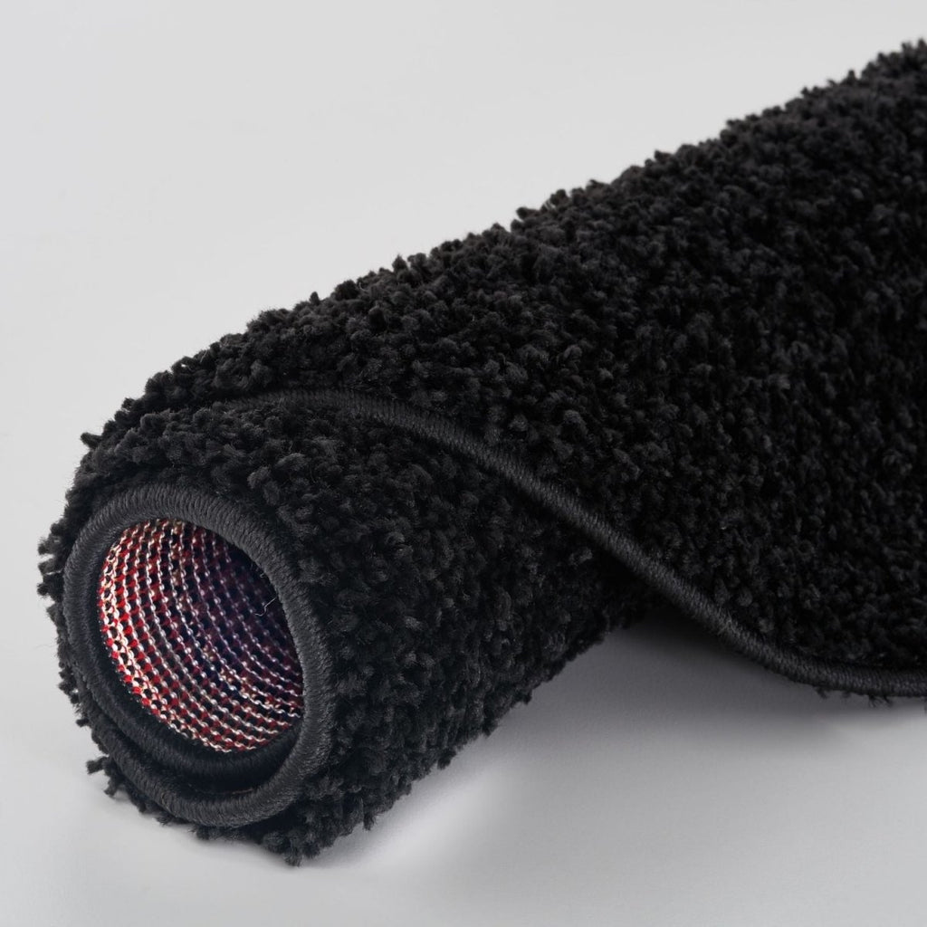 Myshaggy Solid Black Rug - Joe’s Haven