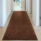 Myshaggy Solid Brown Rug - Joe’s Haven