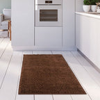 Myshaggy Solid Brown Rug - Joe’s Haven
