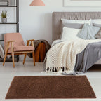 Myshaggy Solid Brown Rug - Joe’s Haven