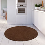 Myshaggy Solid Brown Rug - Joe’s Haven