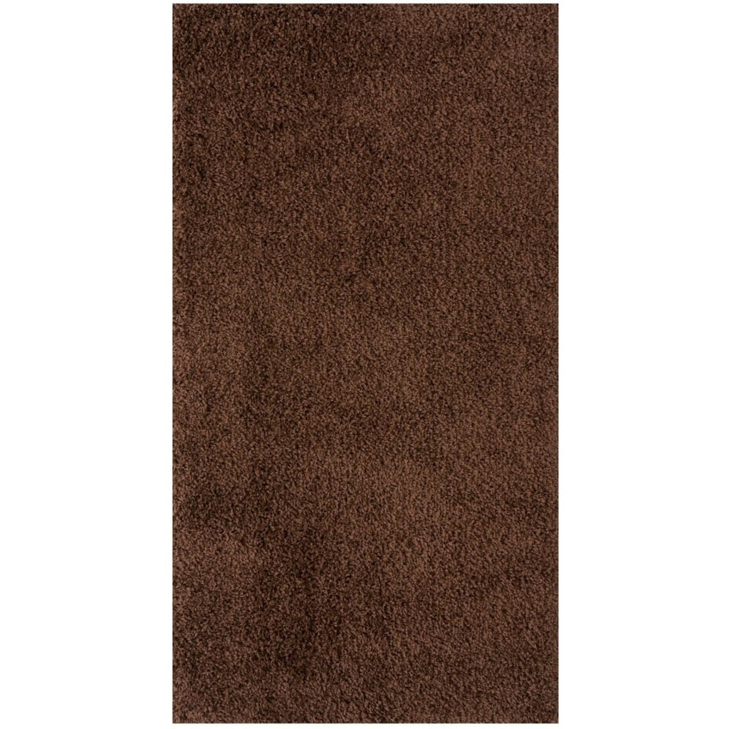 Myshaggy Solid Brown Rug - Joe’s Haven