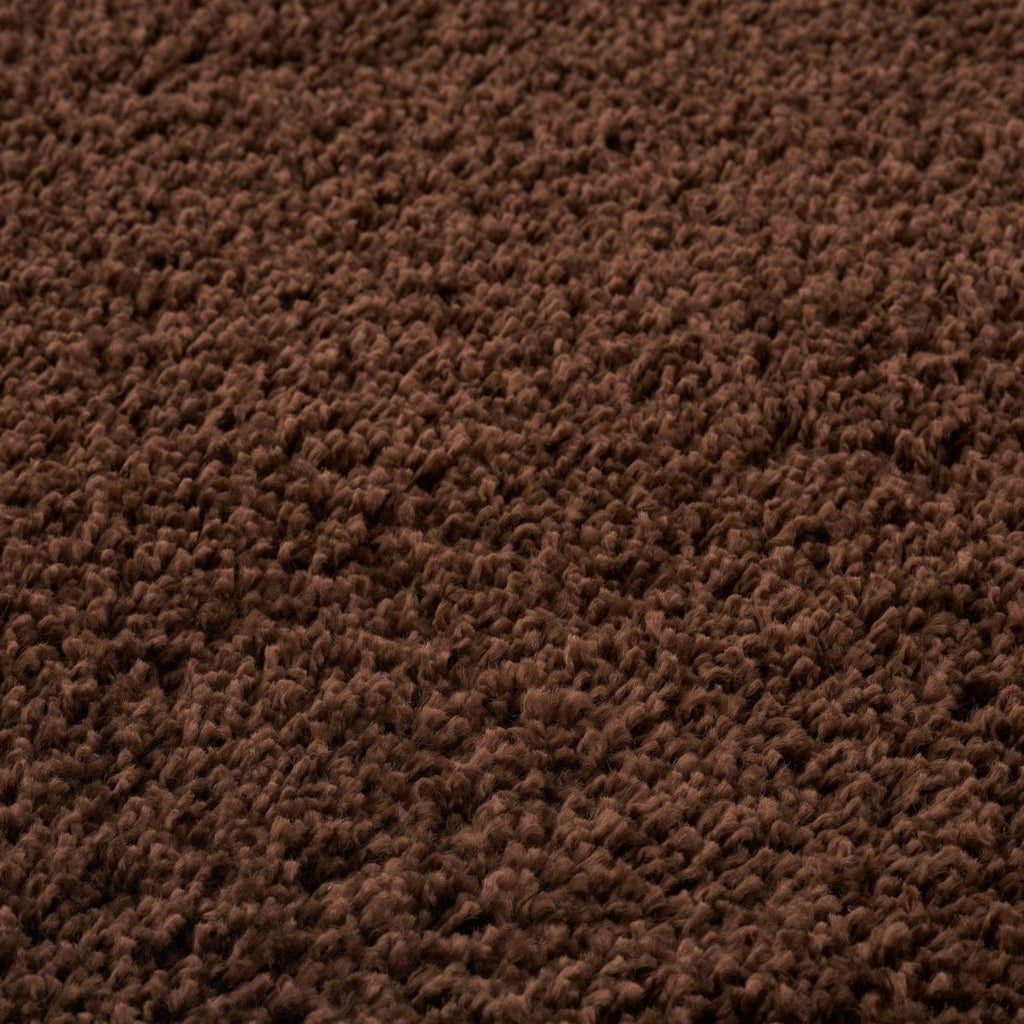Myshaggy Solid Brown Rug - Joe’s Haven