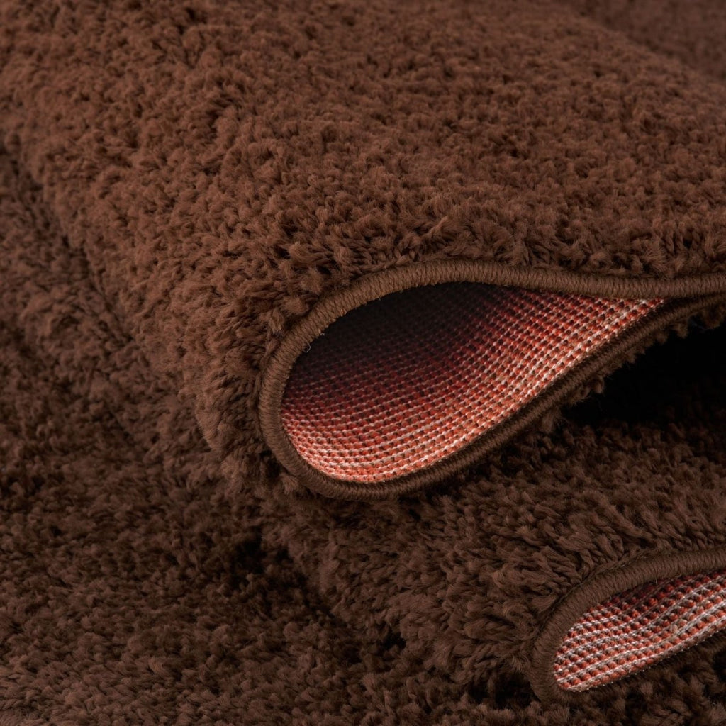 Myshaggy Solid Brown Rug - Joe’s Haven