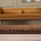 Myshaggy Solid Brown Rug - Joe’s Haven