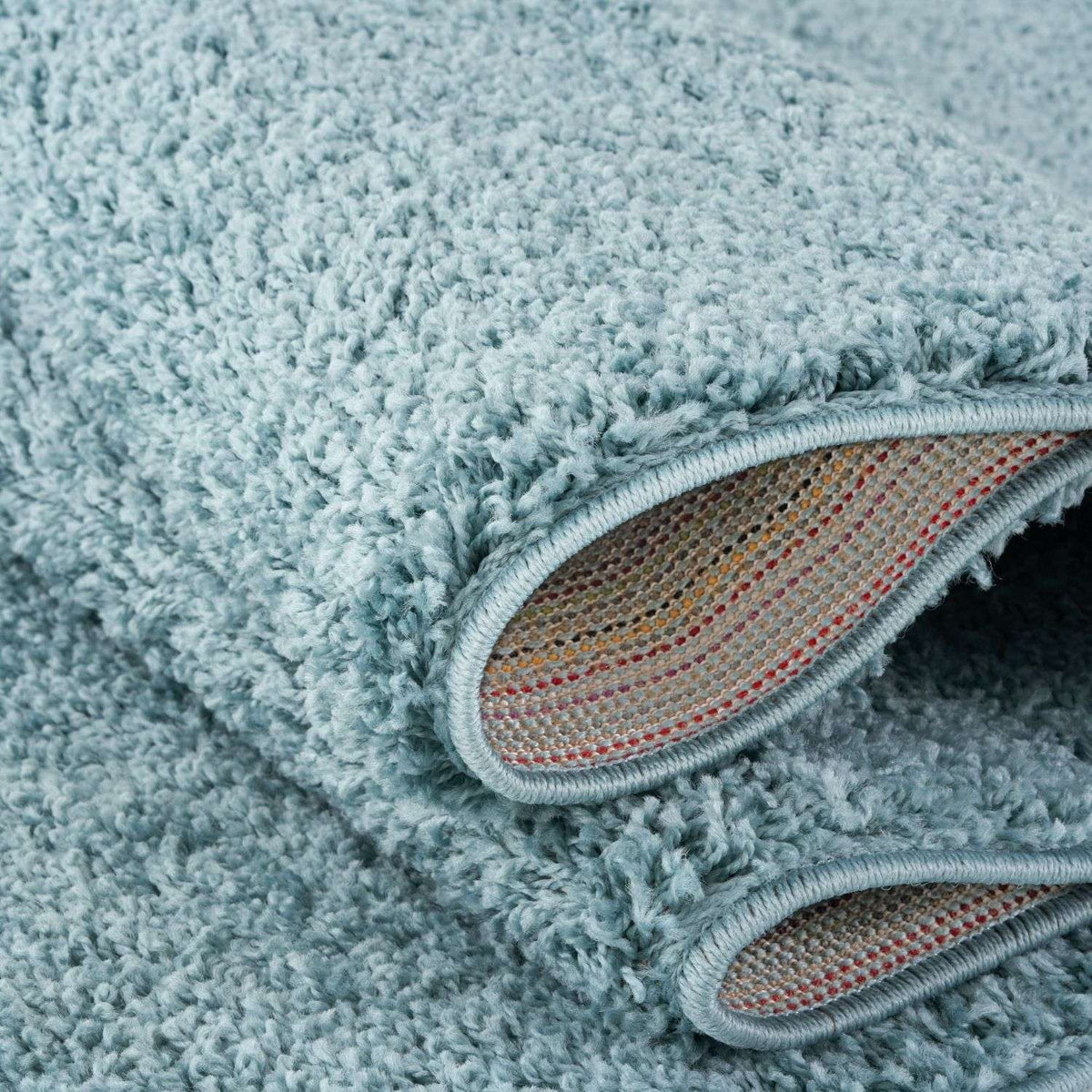 Myshaggy Solid Duck Egg Blue Rug - Joe’s Haven