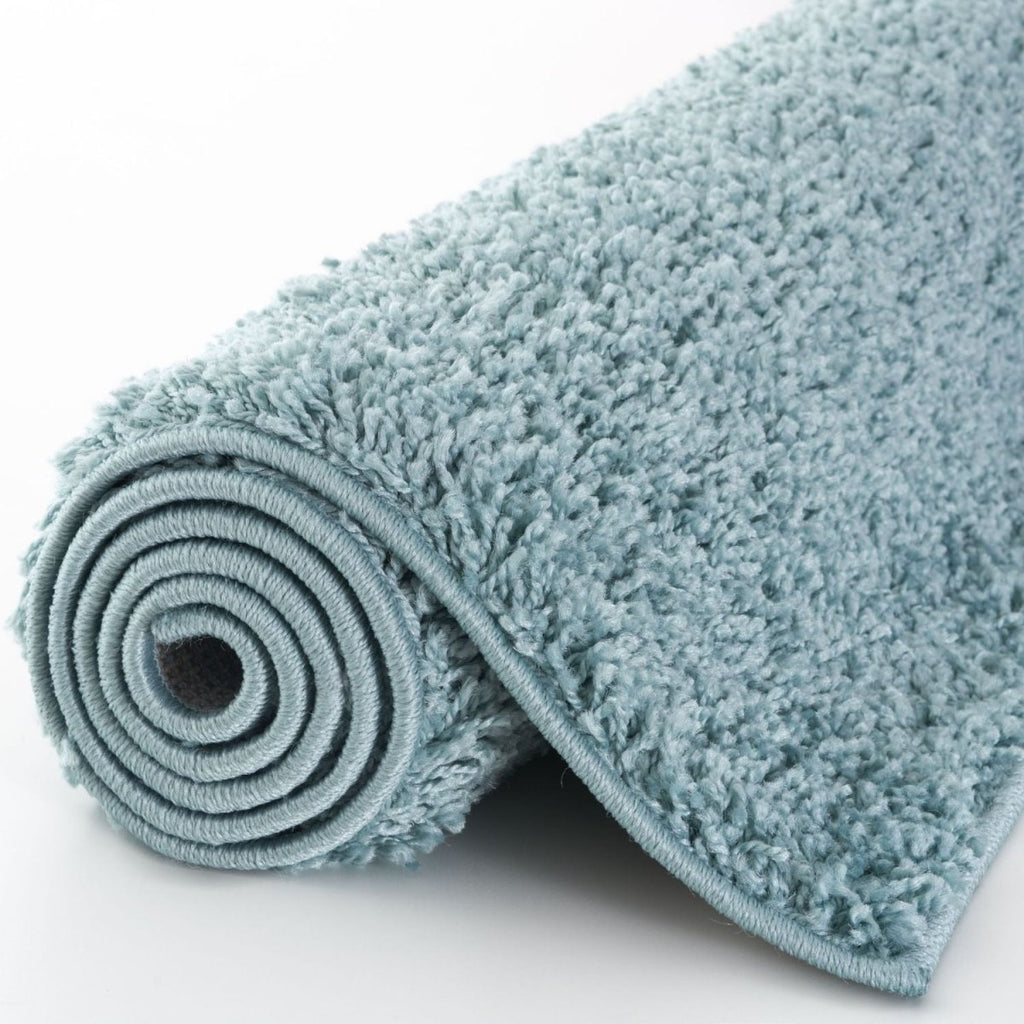 Myshaggy Solid Duck Egg Blue Rug - Joe’s Haven