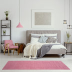 Myshaggy Solid Pink Rug - Joe’s Haven