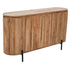 York Solid Wood Sideboard With Metal Legs - Joe’s Haven