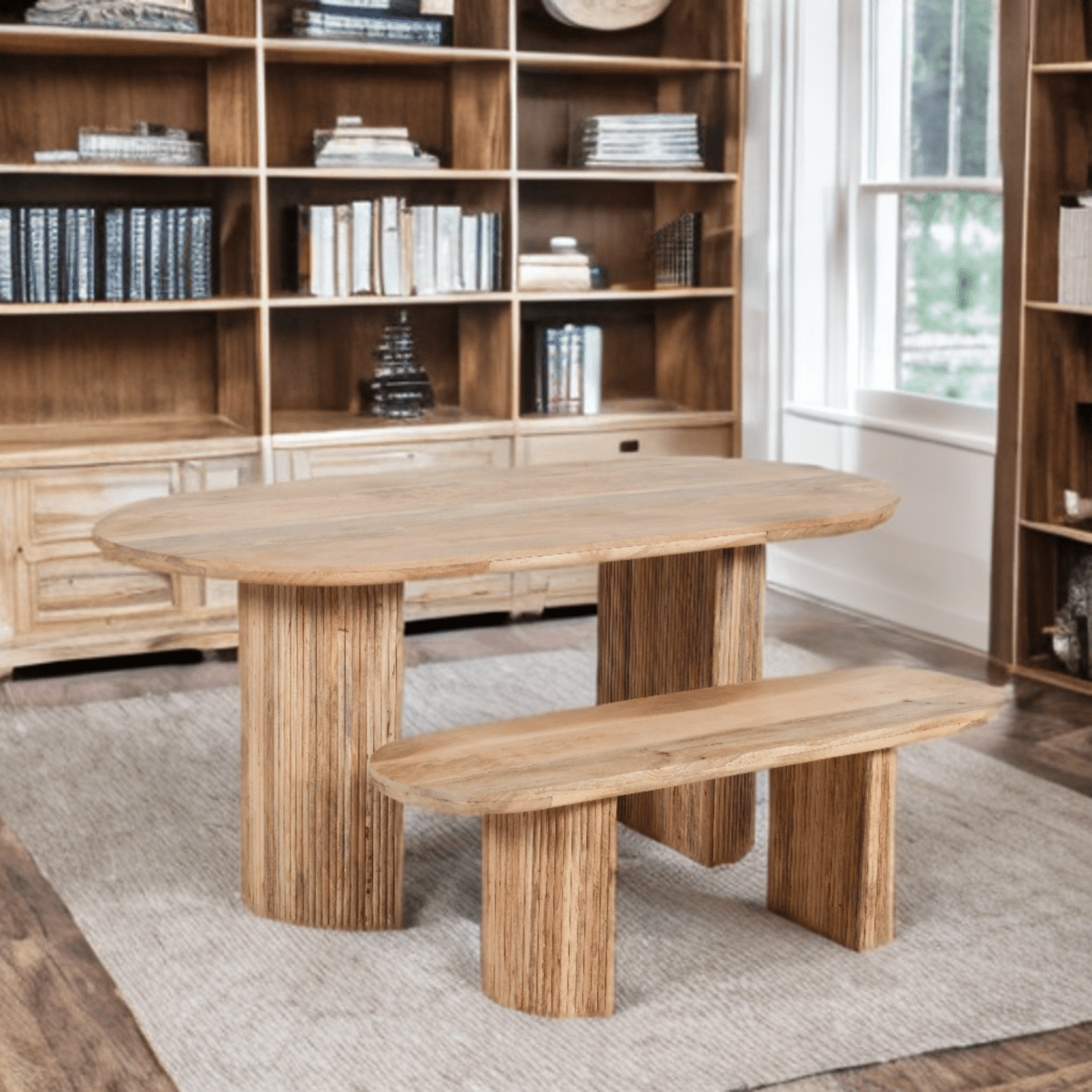 York Wooden Dining Table 170Cm - Joe’s Haven