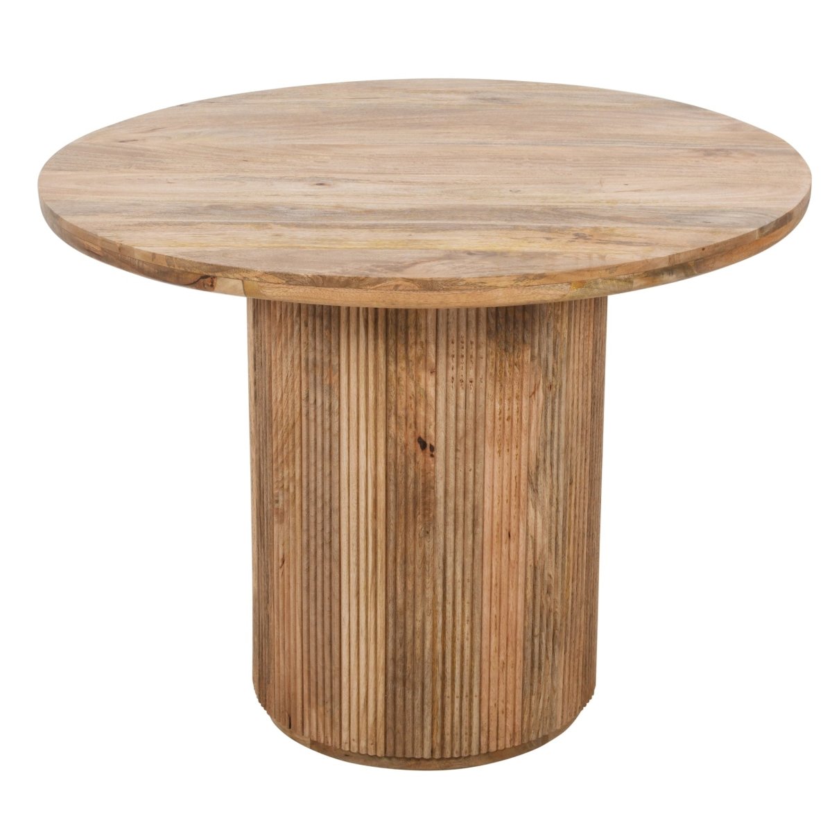 York Natural Solid Wood Round Dining Table - Joe’s Haven