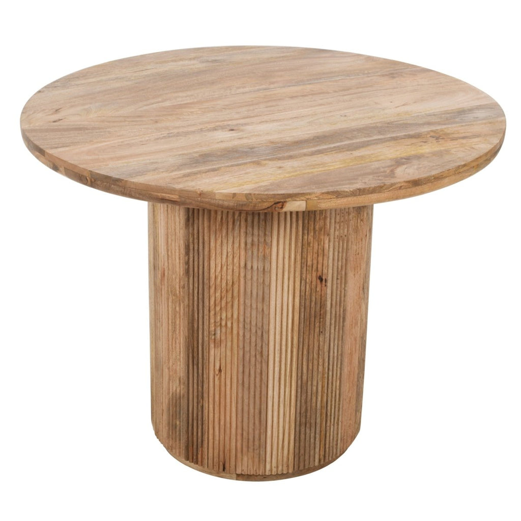 York Natural Solid Wood Round Dining Table - Joe’s Haven