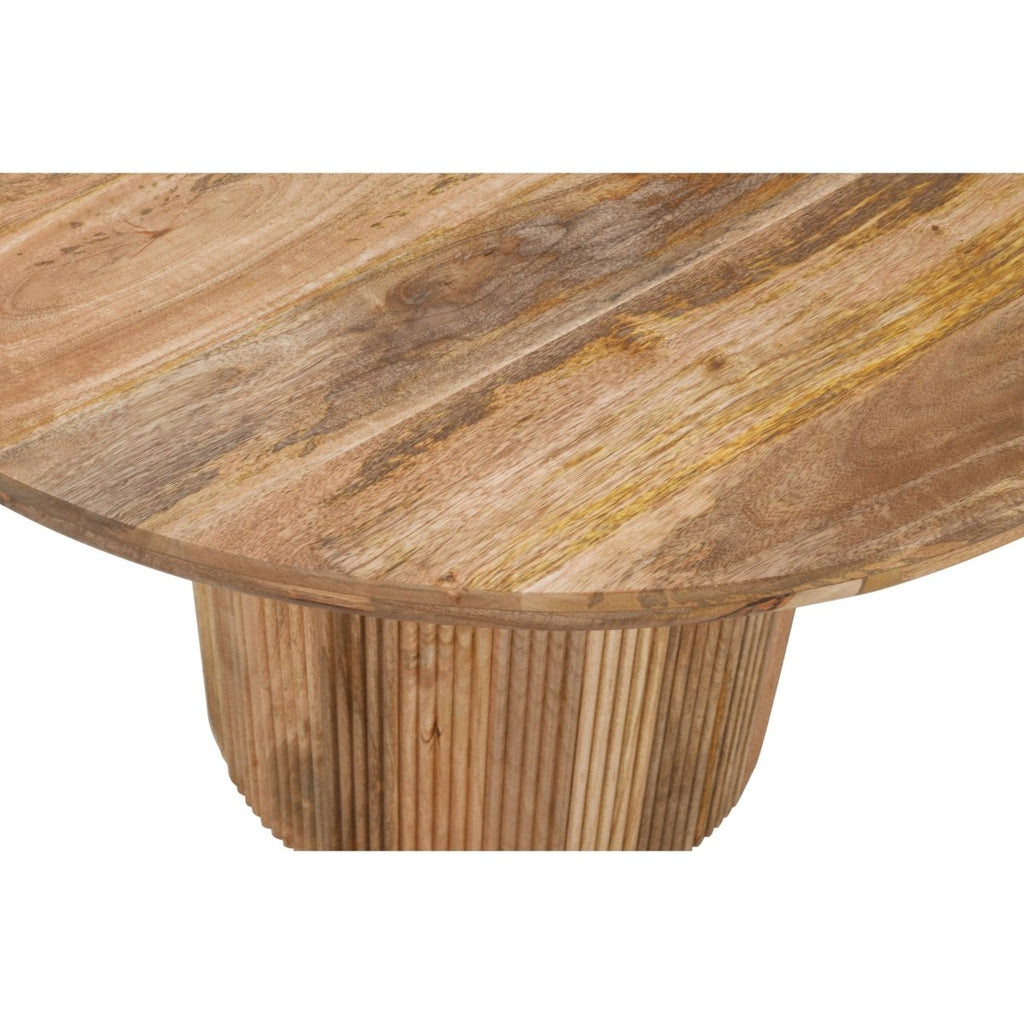 York Natural Solid Wood Round Dining Table - Joe’s Haven