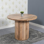 York Natural Solid Wood Round Dining Table - Joe’s Haven