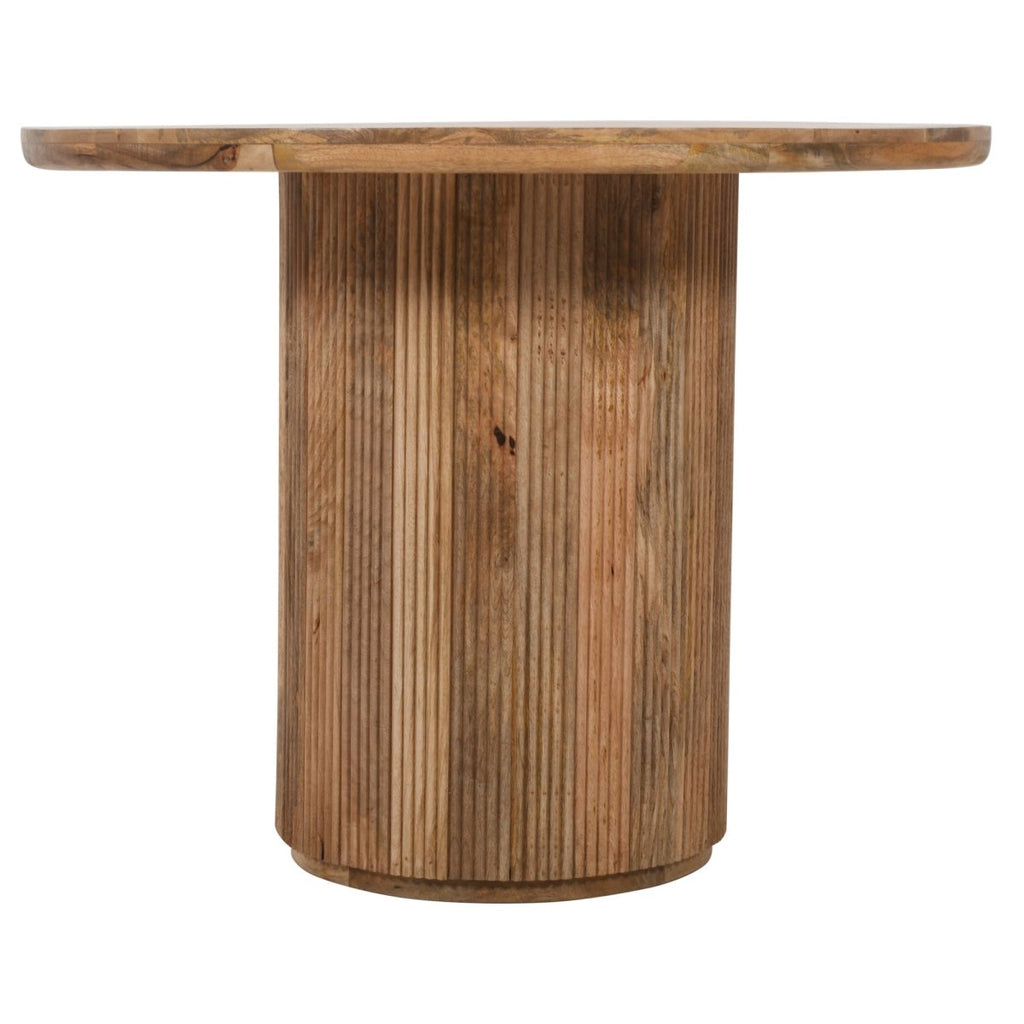 York Natural Solid Wood Round Dining Table - Joe’s Haven