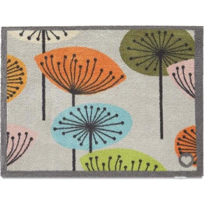 Eco-Friendly Washable Floral Mat