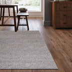 Solid Design Recycled Low Pile Eco Rug | Nila - Joe’s Haven