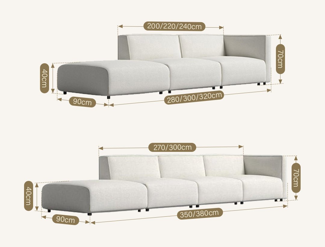 Oakland Four Seater Sofa, Four Seater Corner Sofa, Modular Sofa - Joe’s Haven