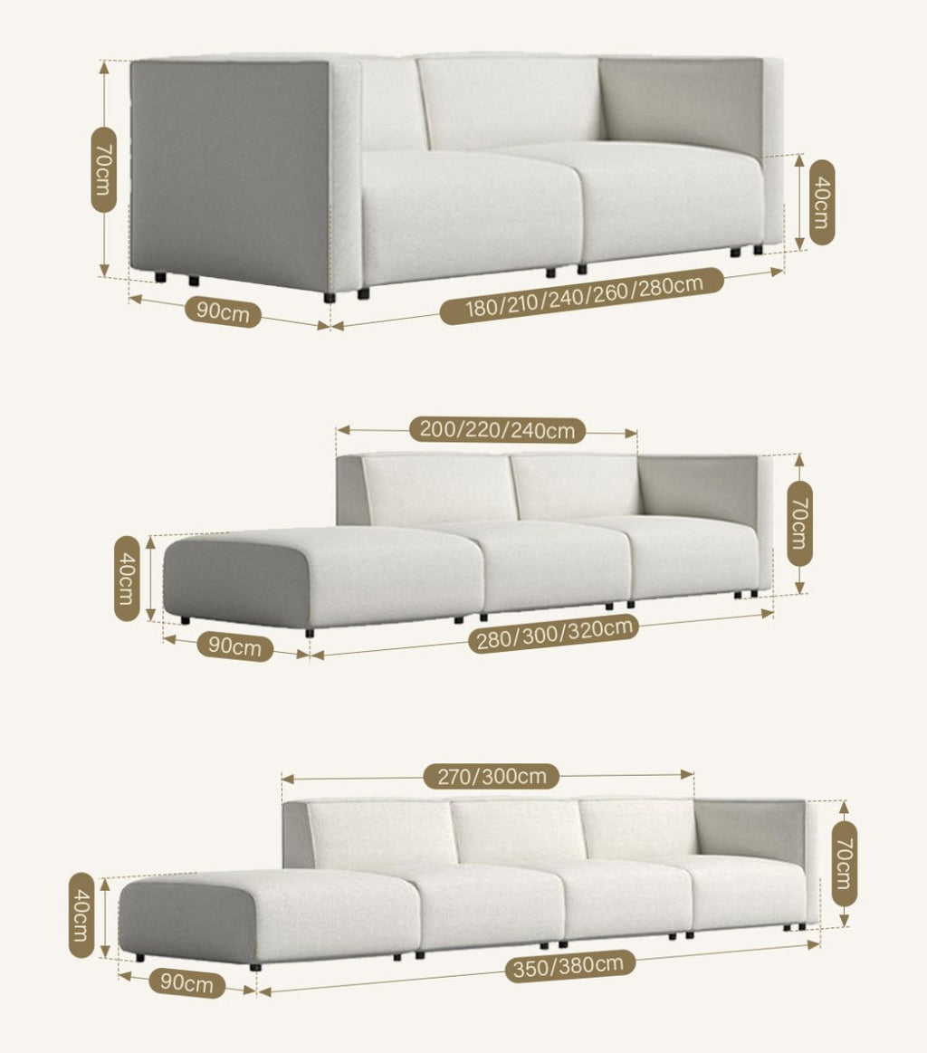 Oakland Four Seater Sofa, Four Seater Corner Sofa, Modular Sofa - Joe’s Haven