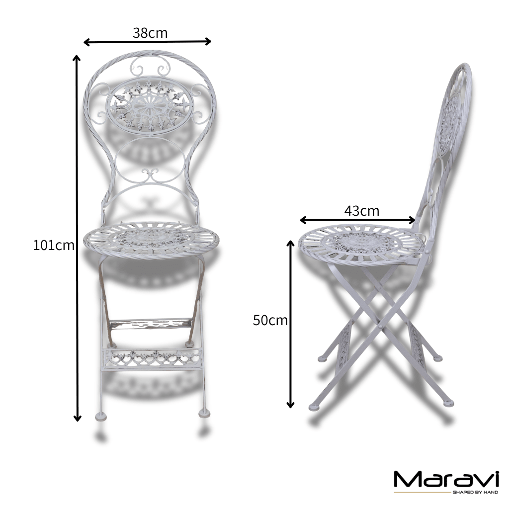 Odal 3 Piece Oval Garden Table and Chairs - Joe’s Haven