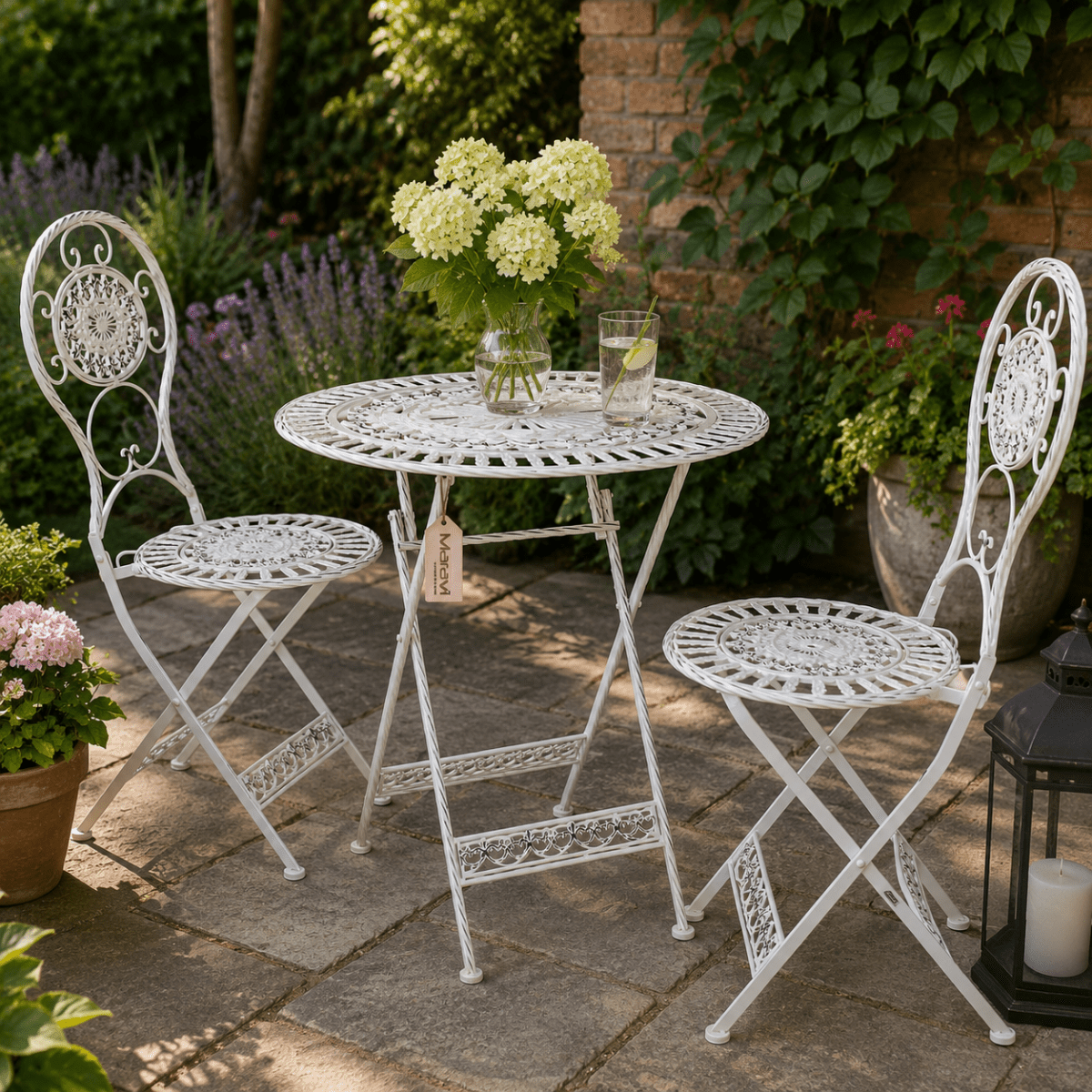 Odal 3 Piece Oval Garden Table and Chairs - Joe’s Haven