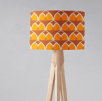 Orange and Yellow Geometric Arches Design Lampshade, Ceiling or Table Lamp Shade - Joe’s Haven