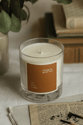 Orange & Green Leaf Scented Candle - Joe’s Haven