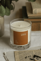 Orange & Green Leaf Scented Candle - Joe’s Haven