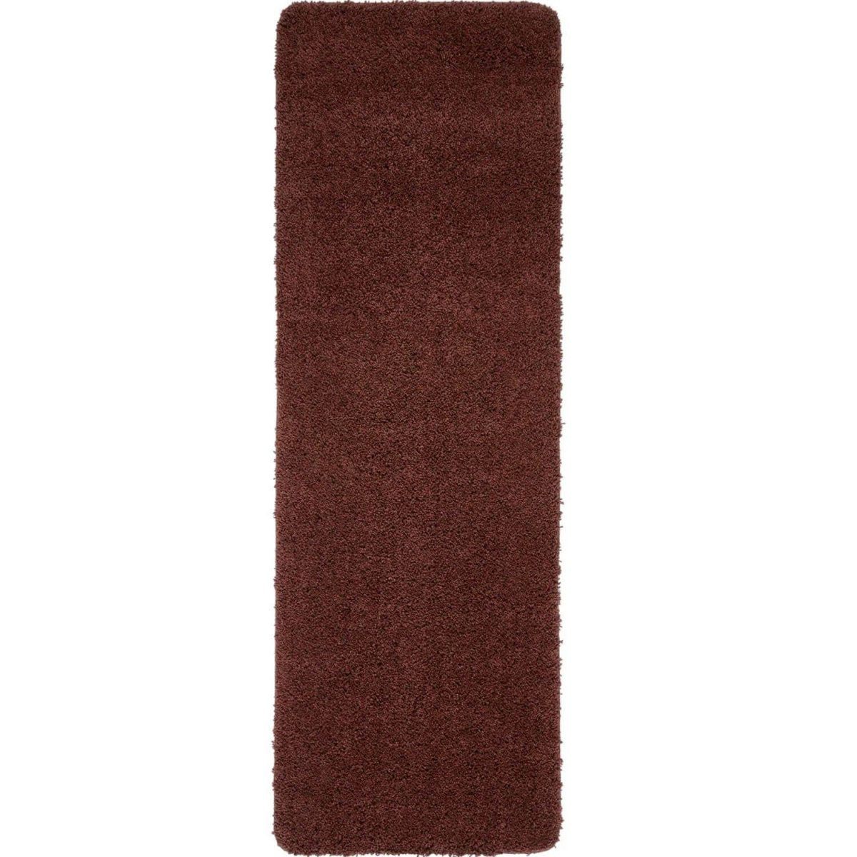 Washable Ox Red Shaggy Rug - Joe’s Haven