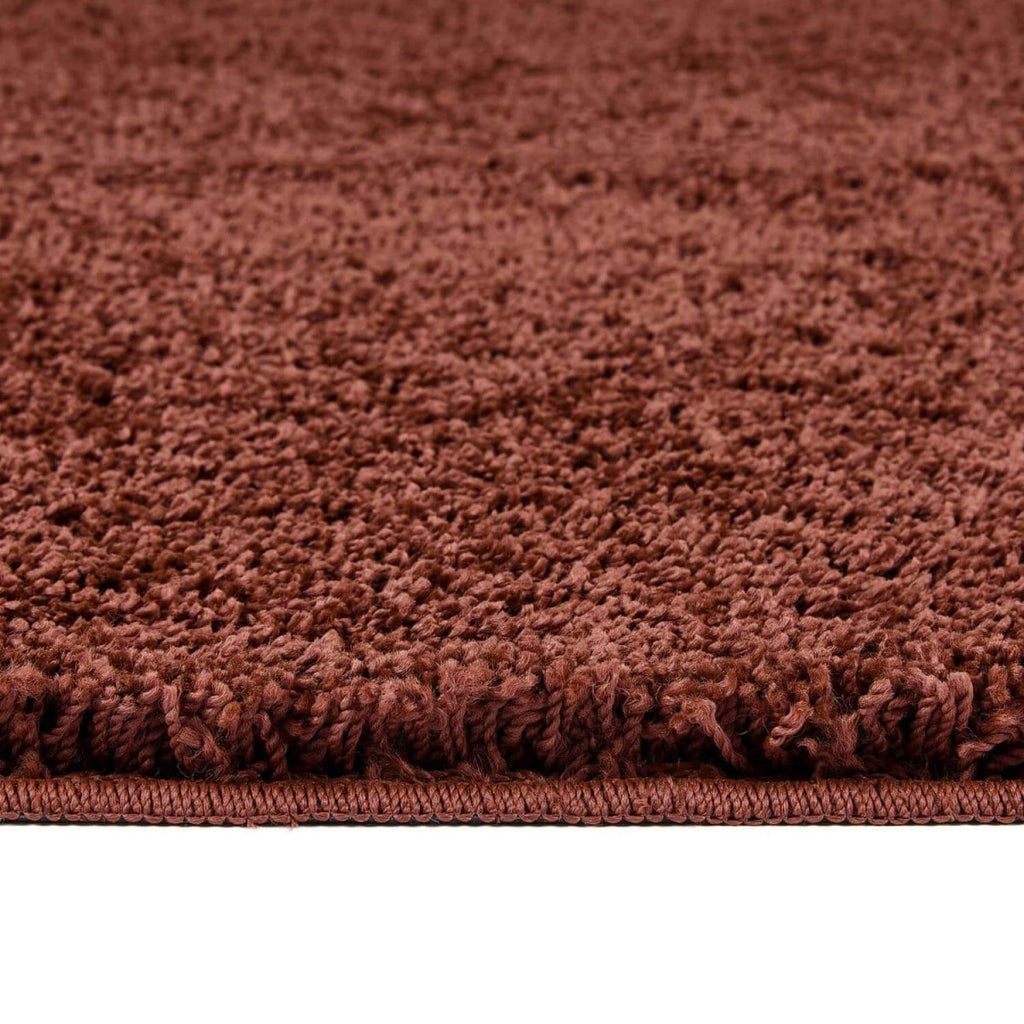 Washable Ox Red Shaggy Rug - Joe’s Haven