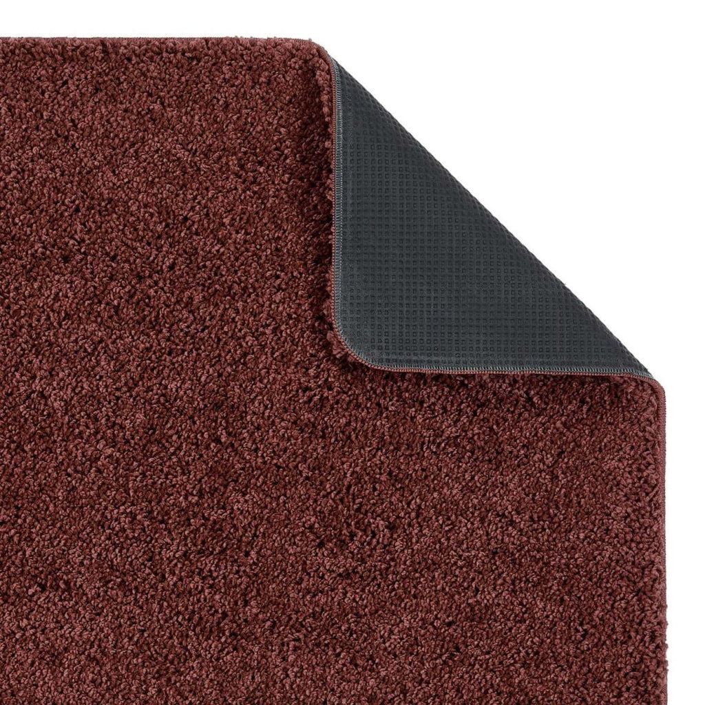 Washable Ox Red Shaggy Rug - Joe’s Haven
