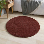 Washable Ox Red Shaggy Rug - Joe’s Haven