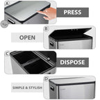 60L Dual Compartment Kitchen Bin