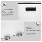 60L Dual Compartment Pedal Bin