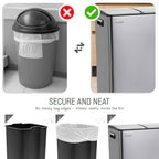 60L Dual Compartment Pedal Bin Silver