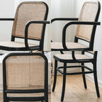 Paris G04 Rattan Dining Chair, Walnut - Joe’s Haven