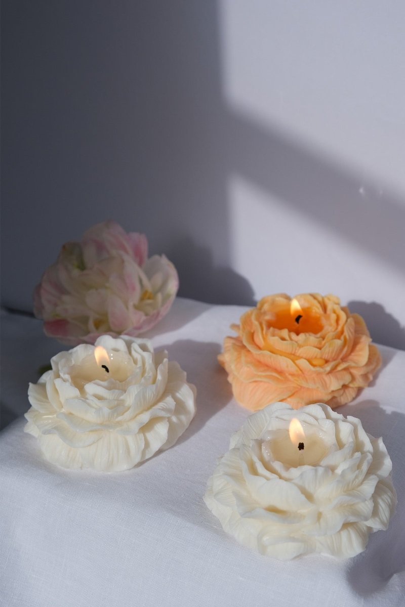 Peony Shaped Candle - Joe’s Haven