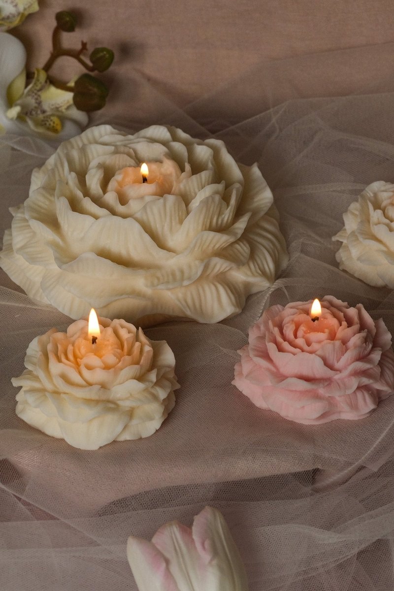Peony Shaped Candle - Joe’s Haven