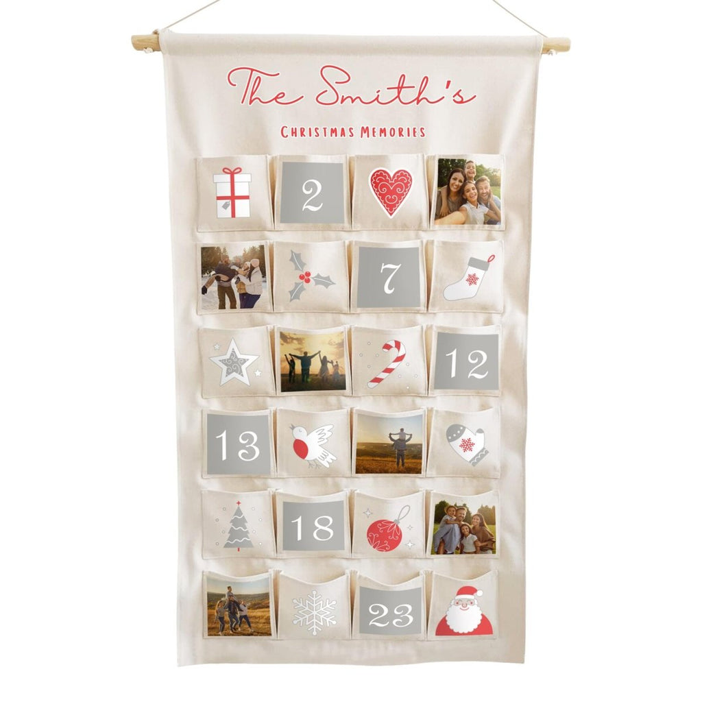 Personalised family advent calendar with family photos - Joe’s Haven