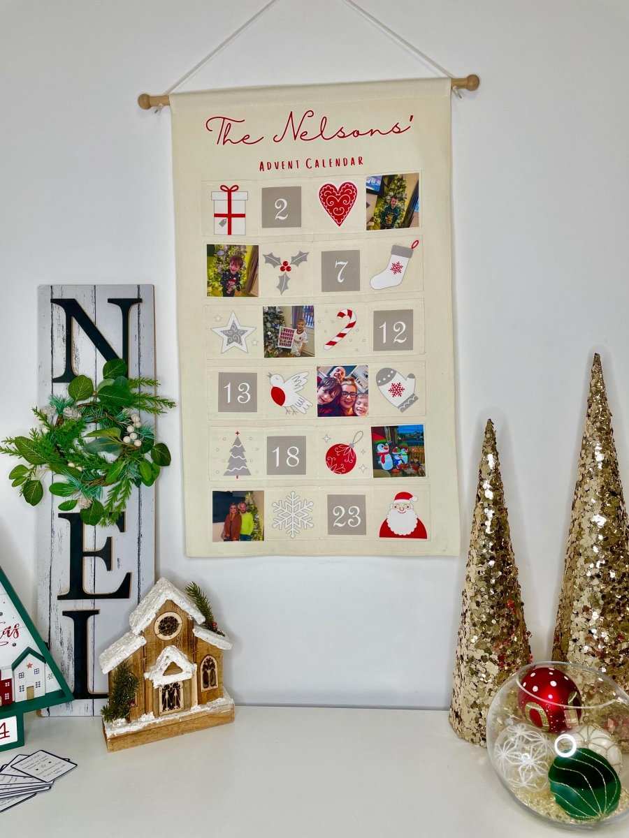 Personalised family advent calendar with family photos - Joe’s Haven