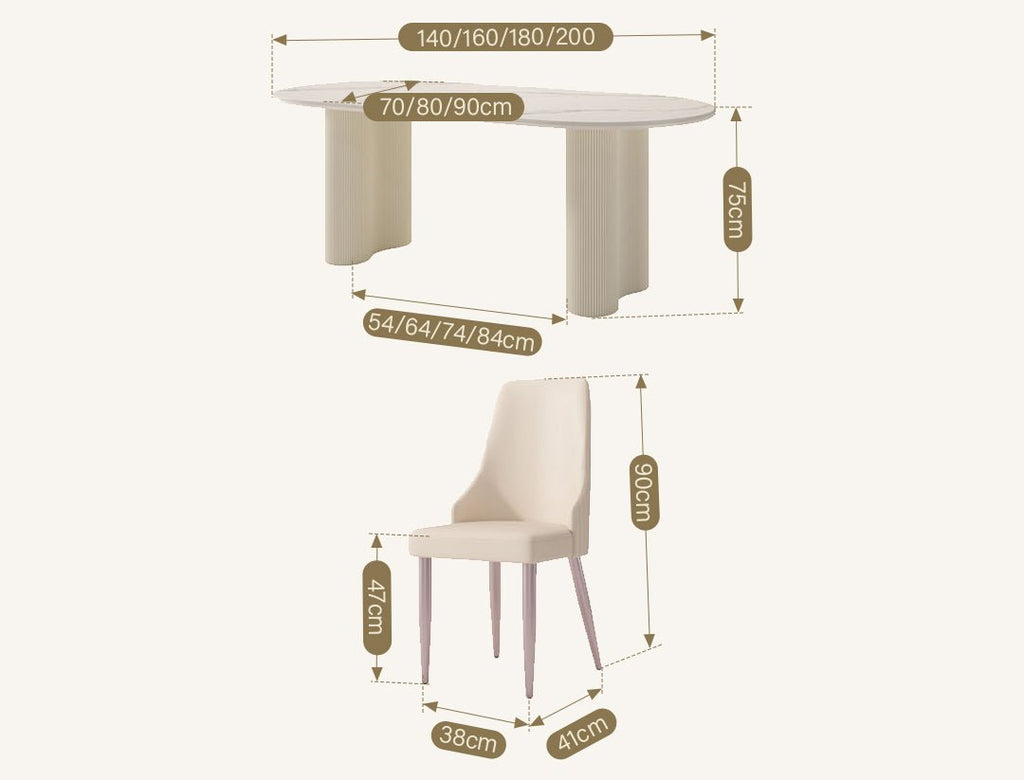Peru Dining Chair, Cream - Joe’s Haven