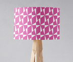 Pink Retro Geometric Lampshade, Ceiling or Table Lamp Shade - Joe’s Haven