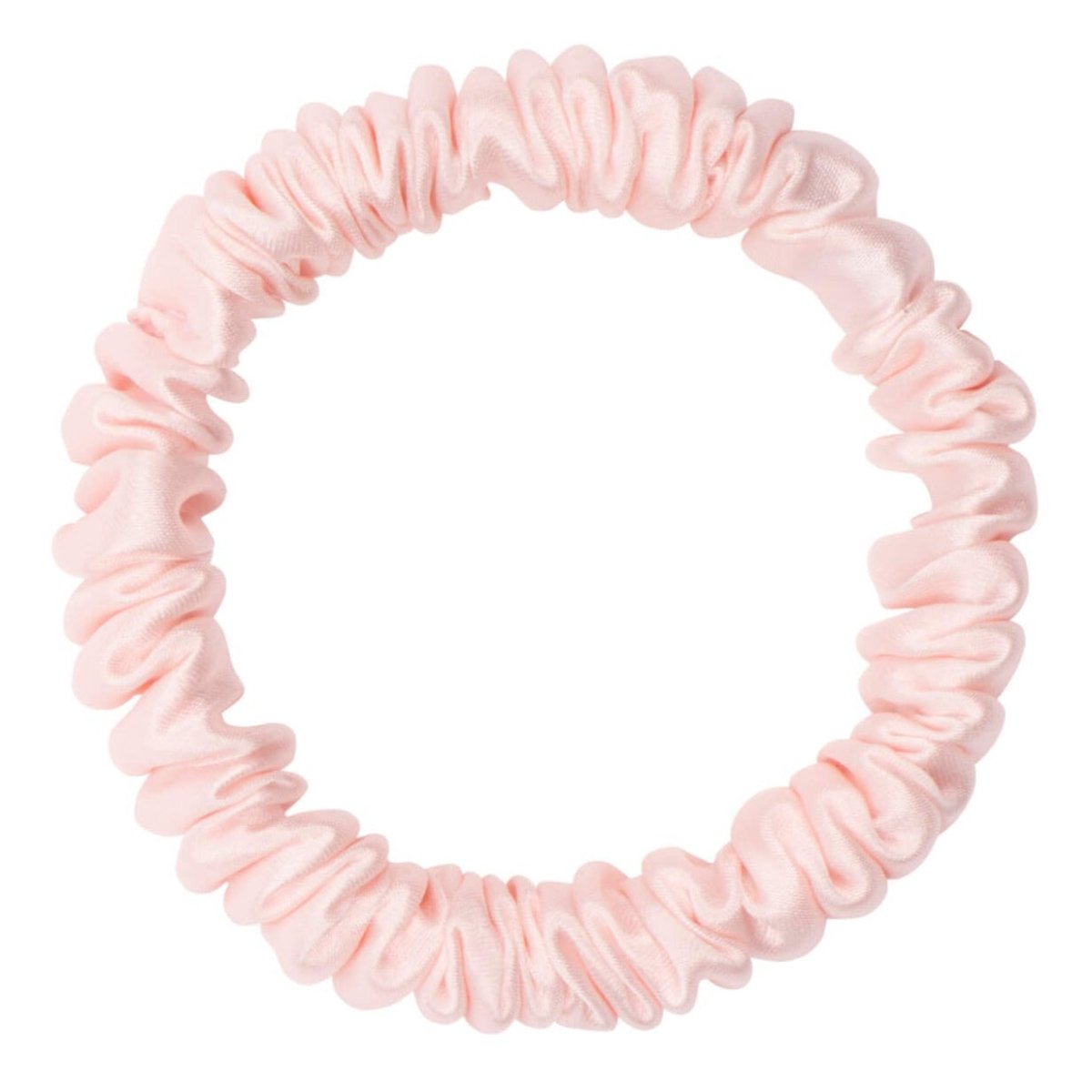 Pink Silk Scrunchie - Skinny - Joe’s Haven