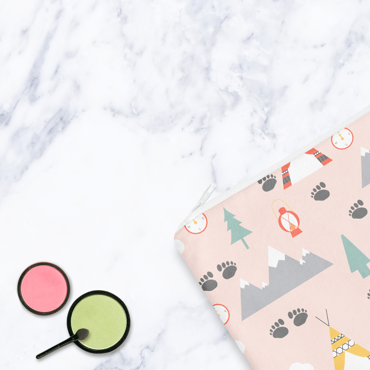 Adventure Explorer Makeup Bag - Wilderness Theme Travel Pouch - Explorer's Cosmetic Bag - Joe’s Haven