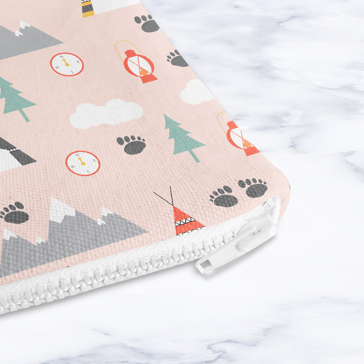 Adventure Explorer Makeup Bag - Wilderness Theme Travel Pouch - Explorer's Cosmetic Bag - Joe’s Haven