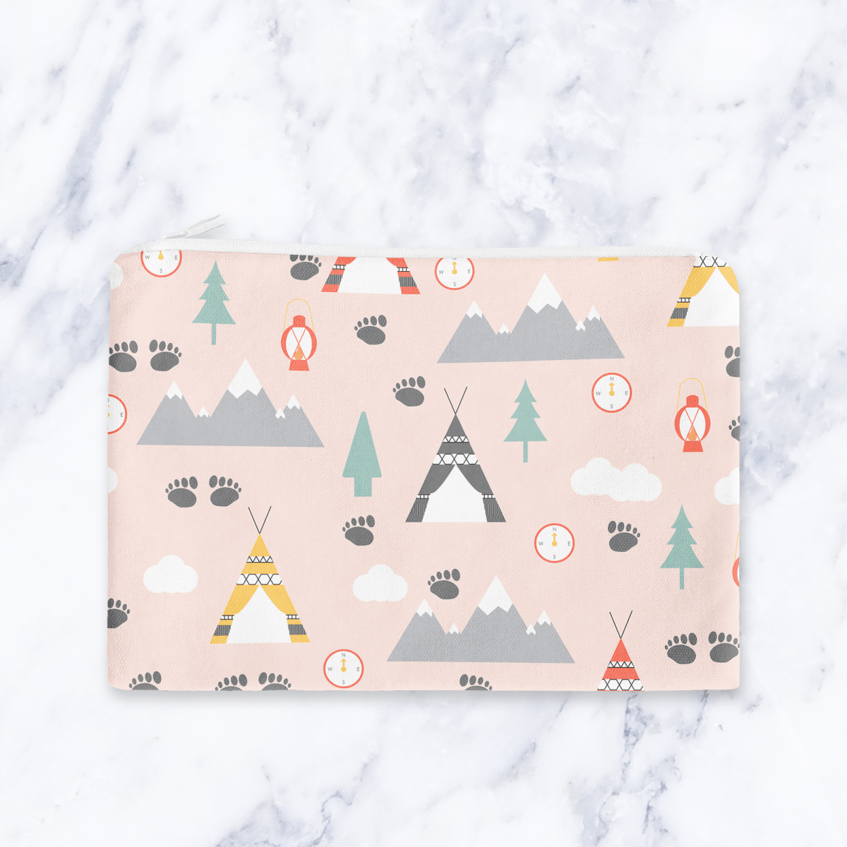 Adventure Explorer Makeup Bag - Wilderness Theme Travel Pouch - Explorer's Cosmetic Bag - Joe’s Haven